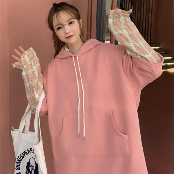 엘림패션 여성 겨울 후드 원피스
