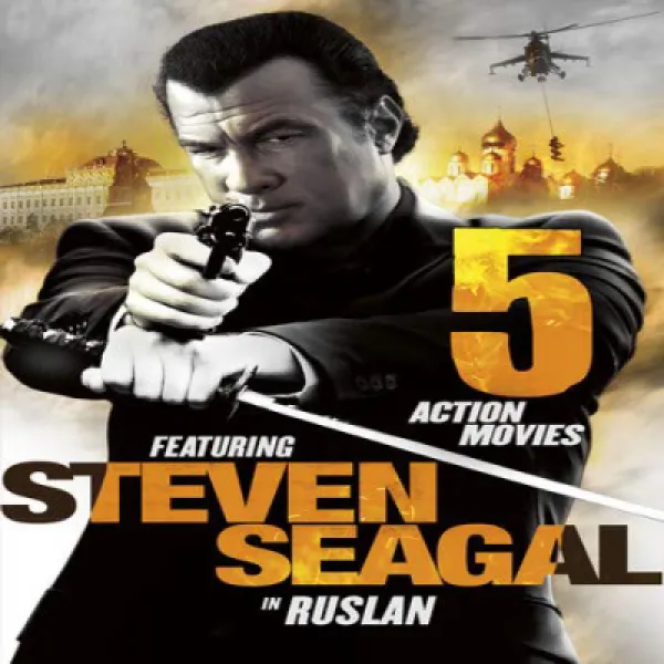 5 Action Movies Featuring Steven Seagal in Ruslan Ruslan에서 Steven Seagal이 출연 한 5 개의 액션 영화, null세트