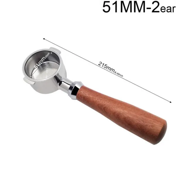 필터 51MM 교체 필터 바구니 커피 액세서리에 대한 커피 밑면 Portafilter, 04 W 2 Filter 51mm 1Pcs