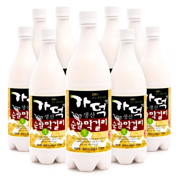 명세주가 가덕 순쌀 생막걸리 탁주 750ml x 6병, 12병