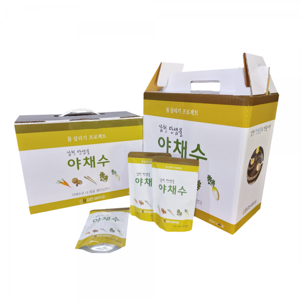 단샘물야채수 기적의야채스프 120ml X 120포 