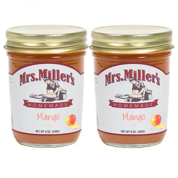 미세스 밀러 Mrs. Miller's 미세스밀러 홈메이드 망고 잼 255g 2팩, 2병
