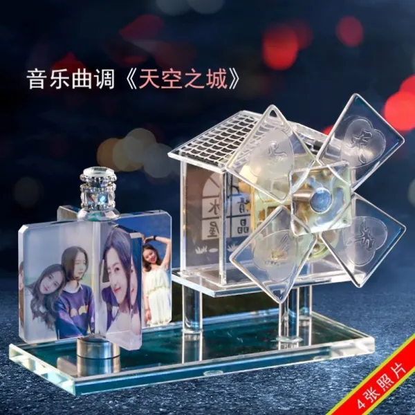 동창 달래다 즐겁다 일 졸업 서재 로맨스 트윈 의 여자 친구에게선물 S78 네잎 바람개비 _음악 곡조