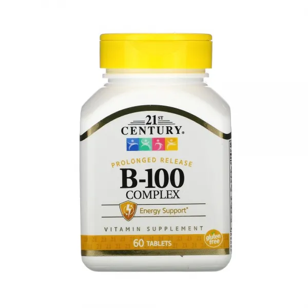 21세기 센트리 비타민b 100 콤플렉스 60정 티아민 라보플라빈 나이신 피리독신 Hcl 1개 기본