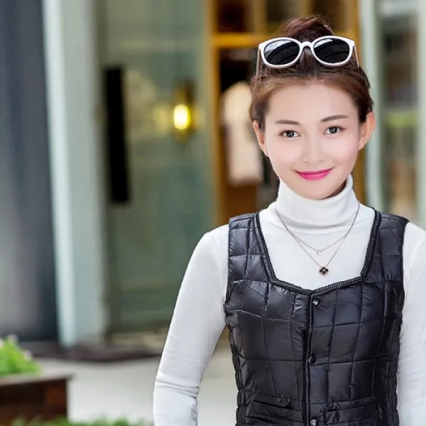 [해외]여성상의 > 캐쥬얼 점퍼/자켓 여성 캐쥬얼점퍼 / 아우터 Chuanduan thin waist Korean winter warm down vest vest liner inside down vest women