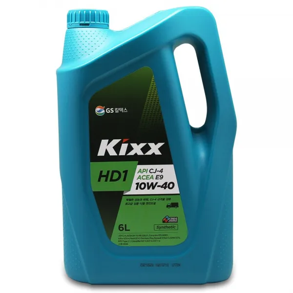 EEXXPOn샵몰_GS칼텍스-디젤 자동차엔진오일 Kixx HD1 6L (1EA) 대형트럭 중형 소형 고속버스 오일 차량오일 오일관리 용품 CJ4급_엑스포몰NET샵s, 옵션없는_단품상품, 단일상품