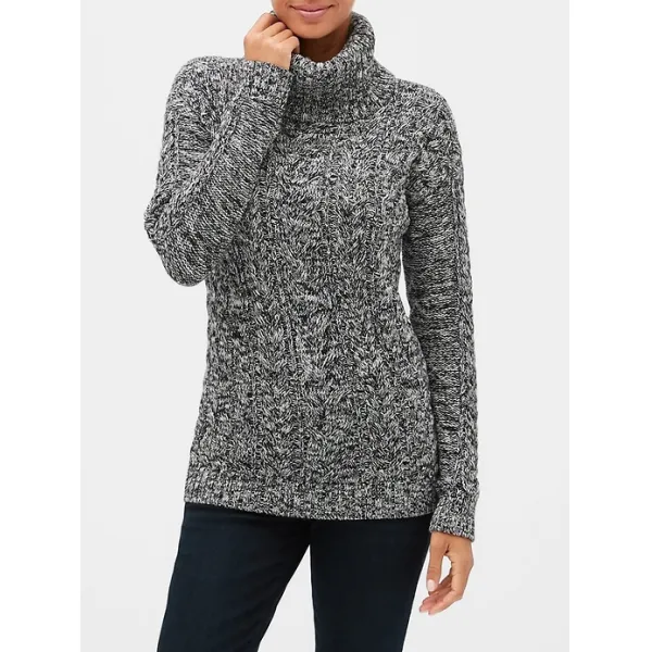  갭 Gap 여성 Cable Knit Turtleneck Sweater니트/스웨터/가디건