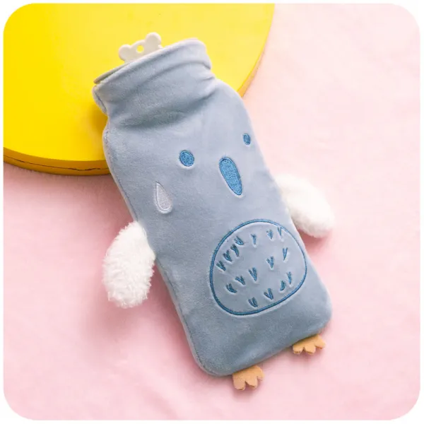 충전식 온수물주머니 핫팩 휴대용 스몰 찜질기, 블루병아리600ml