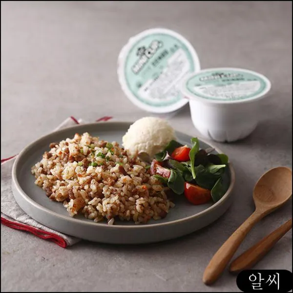 소고기야채볶음밥 120g 12개 식사대용 식이조절식 국내산 미니컵 쌀눈첨가 sxon, RCMK 1