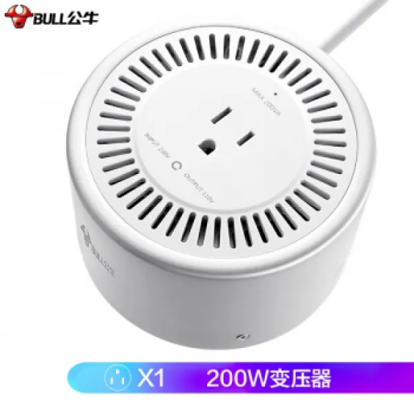 불 (불알) 변압기 1.5M 미국과 일본 전기 변환기 소켓 110V / 220V 변환 GN - P2 전력 200W, 단일상품, 단일상품