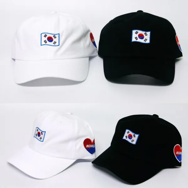[2개묶음 할인]WA 아이러브 태극기 볼캡 한국모자(HL) JWO-54997 삼일절모자 태극기모자 국기모자
