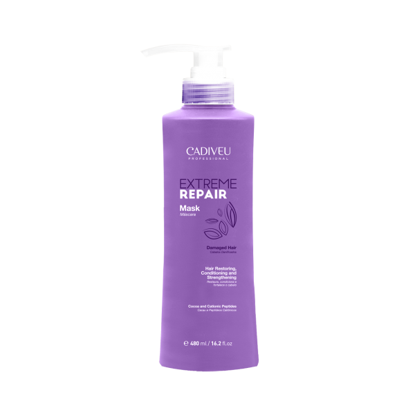 카디뷰 [공식수입원 정품] 익스트림리페어 마스크 480ml 손상모 전용 탄력 윤기제공 헤어마스크 팩 (정품 사은품 혜택) 헤어팩, 1개