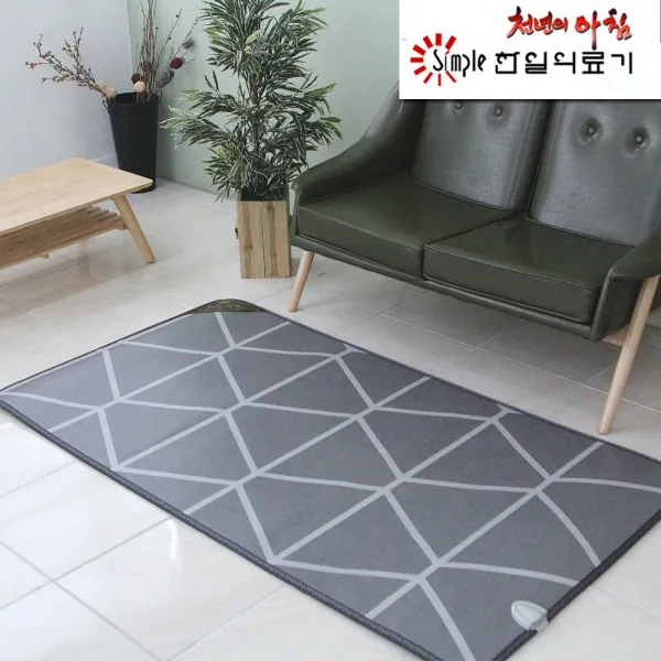 한일의료기 북유럽풍 전기매트 전자파걱정no 생활방수 벌집 패턴 소 