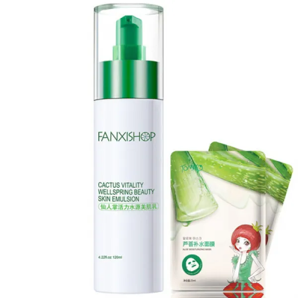 ◆무우체중기범실선인장활력원 미근유 120ml 남녀보수보습 촉촉하고 시원한 크림젤(6289), 1개, 0ml
