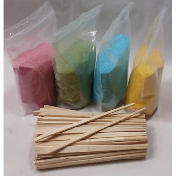 솜사탕용 설탕4kg+젓가락400쪽 14호, 솜사탕