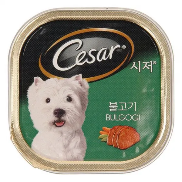 시츄 밥먹이기 보조사료 습식캔 2개 입맛 영양균형