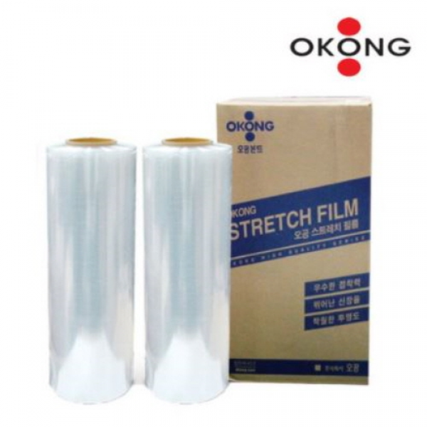 오공 스트레치필름 18mic x500mmx350m 1box(4개입), 1box