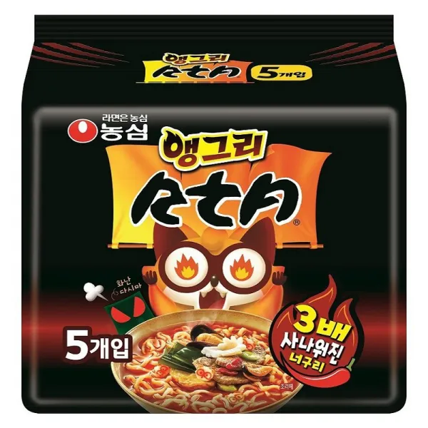 농심 앵그리 너구리 RtA_(121Gx5입), 1개