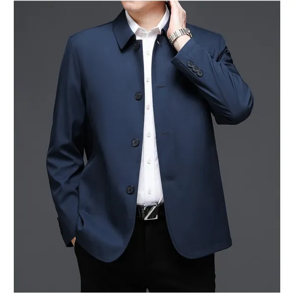 홍콩 낡은차 정부측 퀄리티 남성 비지니스 캐주얼자켓 중년 예리하고 당당하다