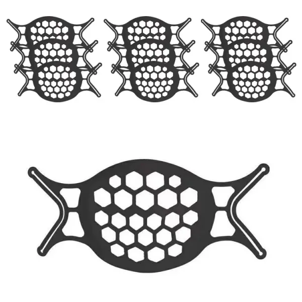 마스크고정 일체형 마스크 이너가드 프레임 지지대, 블랙 10개