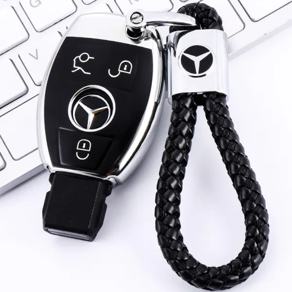 벤츠 키 C260l 위정 C200 버클 E급 E260 케이스 Gle320 가방 S급 Benz 소프트 젤 Glc 열쇠 커버 뜨개실 끈단추 비고 색상