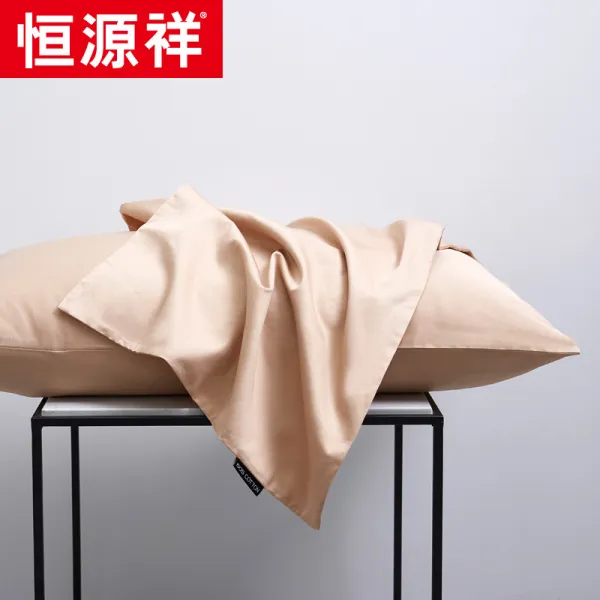 항원상 60s 롱스웨이드 베개커버 순면 싱글 순색 베개솜 48x74cm 한쌍, 48cmX74cm