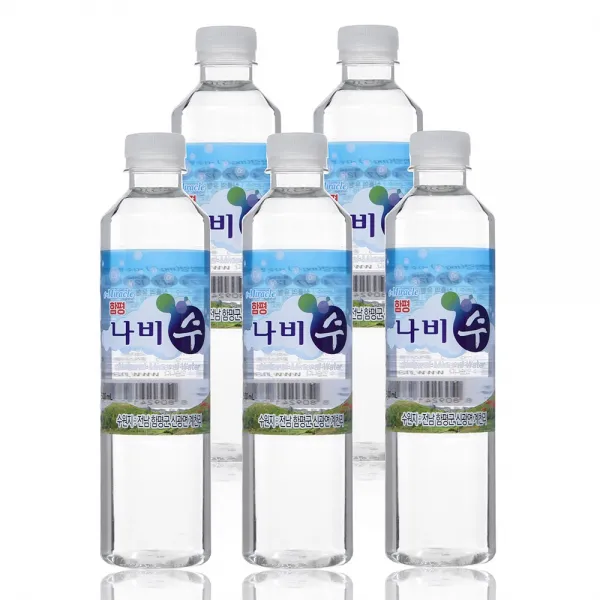 [e미라클] 500ml*24병 세계 최고수준 미네랄 워터 함평 나비수, 24개, 500ml