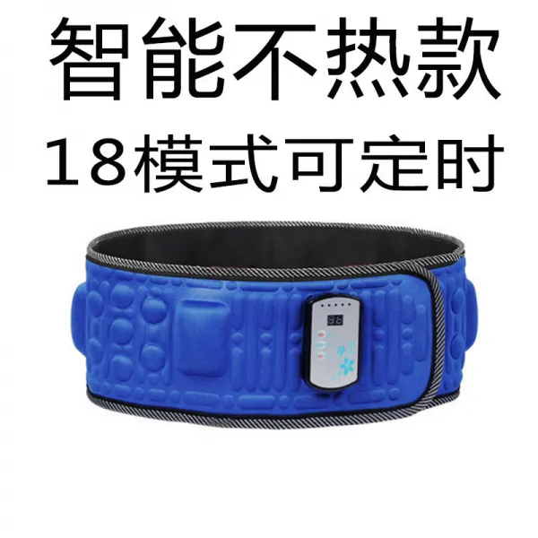 진동운동기구 벨트맛사지기 허리띠 뱃살보정 진동 다이어트기계 지방연소 잘록한허리 뱃살 더우인동일제품 진동운동기기 T01 X5베이직타입 플러그타입 오일 블루