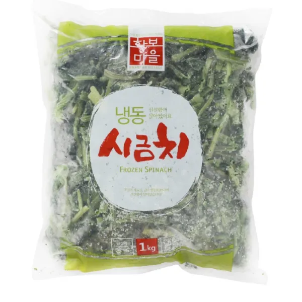코봉이푸드 냉동 시금치 (신선식품) 1kg frozen spinach, 1개