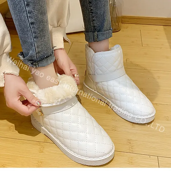겨울 눈 부츠 여성 미끄럼 방지 두꺼운 따뜻한 짧은 조수LP0739