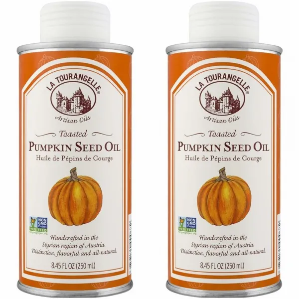 La Tourangelle 구운 호박씨 오일 펌킨씨드오일 Toasted Pumpkin Seed Oil 250ml 2팩, 1개