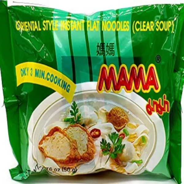 MAMA Ramen Style Instant Flat Noodles Clear Soup 30 pack MAMA라면 스타일 인스턴트 플랫 국수 클리어 스프 30 팩, 1