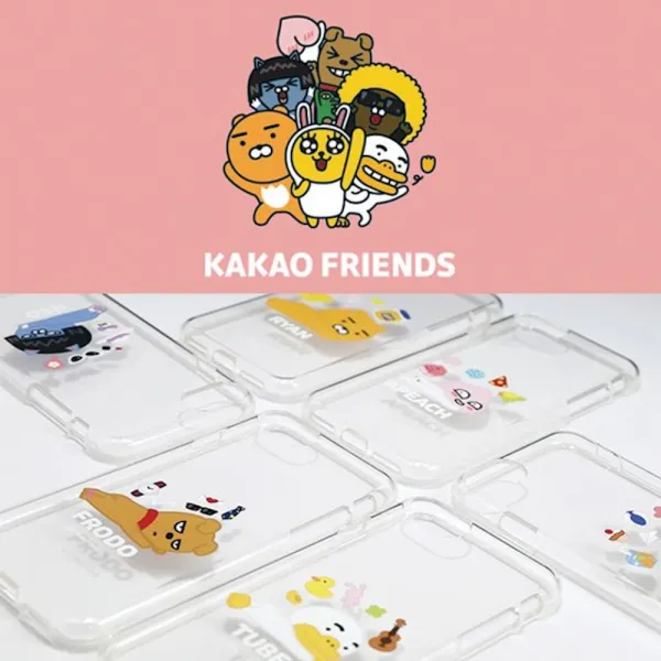 애정템 카카오프렌즈 라이크 투명젤리 케이스 업체b 핸드폰 액세서리 휴대폰 상세페이지참조 아이폰78 무지 1개