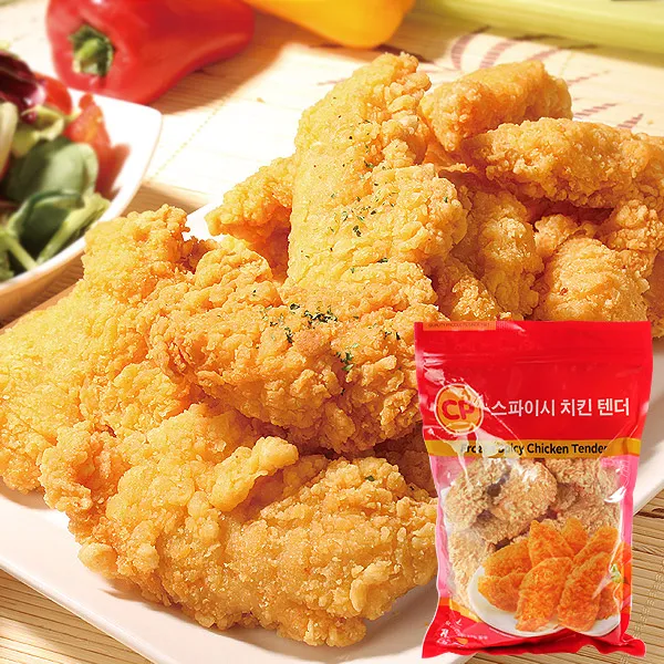 Cp스파이시 치킨 텐더 1kg 1p