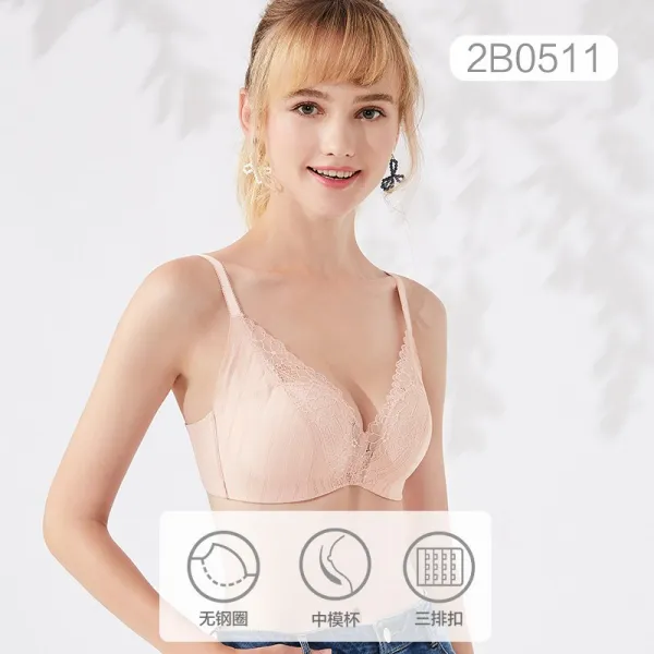 스트릿 가인 정부측 기함 가게 레이스 뽕브라 컴포트 노와이어 섹시 속옷 2B0511