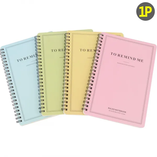 A5 유선 스프링 우정 연애 커플문답 노트책 과목노트