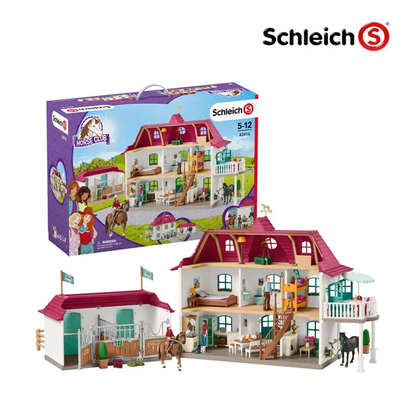 슐라이히 홀스클럽과 큰집 마구간세트 피규어 42416