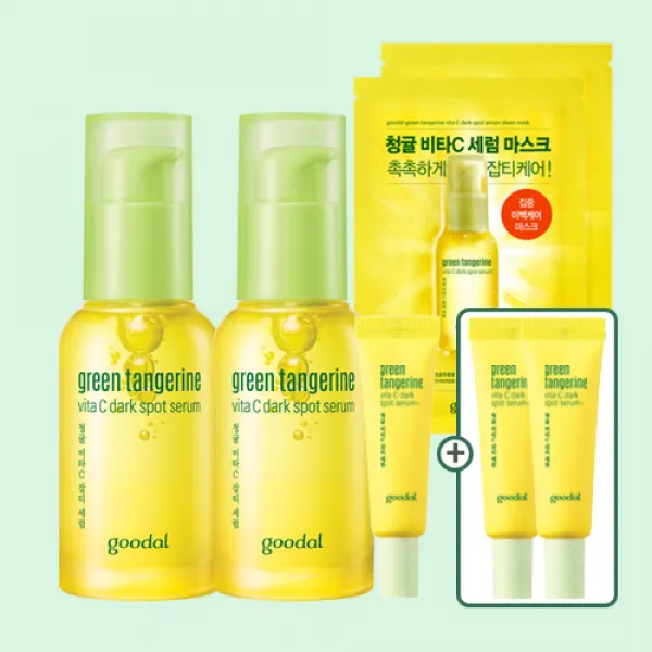 [더블구성] 구달 청귤 비타C 잡티세럼 플러스 AD 기획 [본품 30mlx2개+세럼 플러스 10ml+마스크 2매]+(증정)잡티세럼 플러스 10mlx2개, 단품
