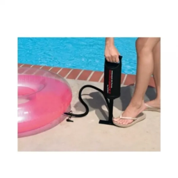 인텍스 휴대용 더블퀵 에어 펌프 중형 튜브 바람 공기 주입기