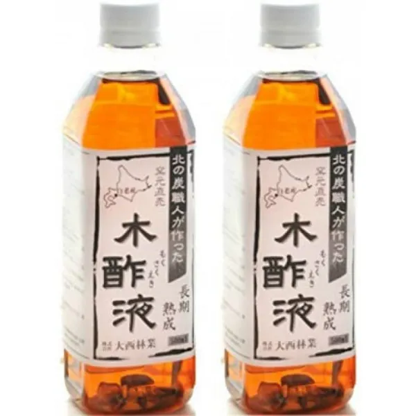 숙성 목초액 500ml2개 세트[발암성 검사 필](주)오오니시 임업 목초액·죽초 액체, 1