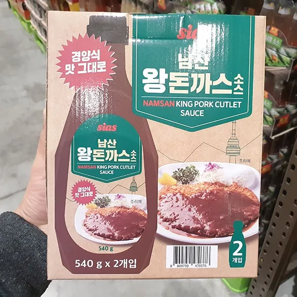 남산왕돈까스소스 540gx2입 트레이더스