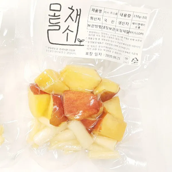 모들채소 주스용 과일 더덕+사과 신선냉장 150g 1팩 더덕+사과 1팩