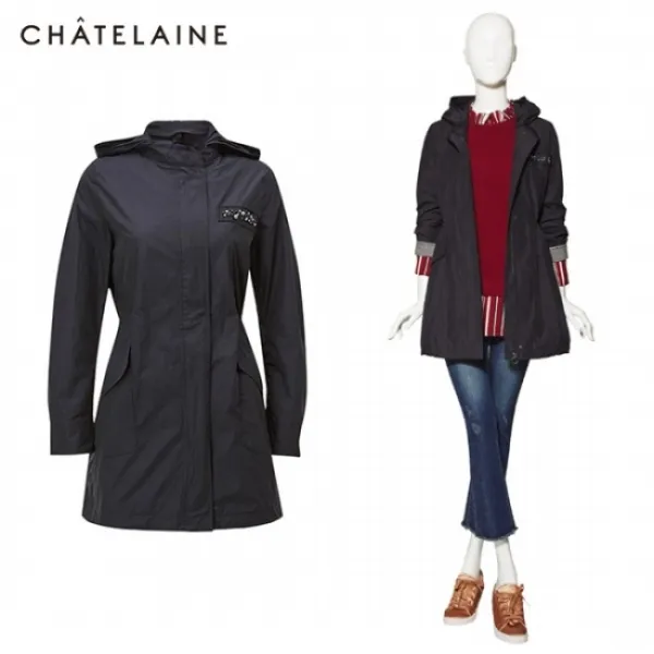 샤트렌 샤트렌 비즈 포인트 캐주얼 후드 점퍼 Hc8fjp202 