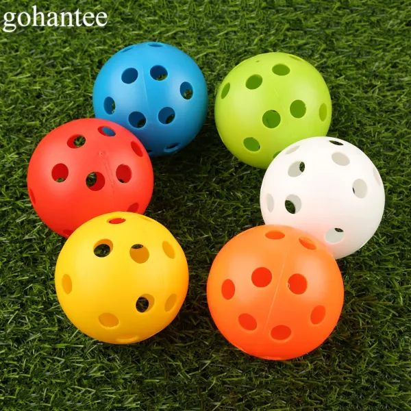 주식회사 청아커머스 고안티 10Pcs 72mm 골프 트레이닝 볼스 플라스틱 기류 구멍 볼 아웃도어 연습 액세서리 볼플라스틱, 상세설명참조, 04 Orange