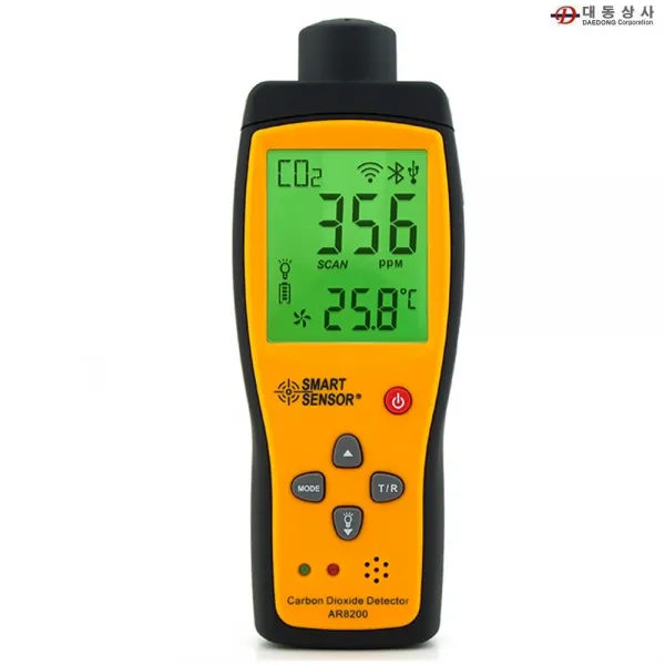 이산화탄소측정기AR-8200 1~5000ppm 법적장비 CO2측정 82510393EA