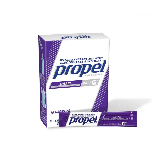 Propel Powder Packets Grape with Electrolytes Vitamins and No Sugar (10 Count) 전해질 비타민 설탕이없는 포도 분, 1