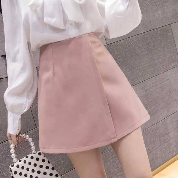 브엘세바 K12514 여성 섹시 미니 하이웨이 스커트