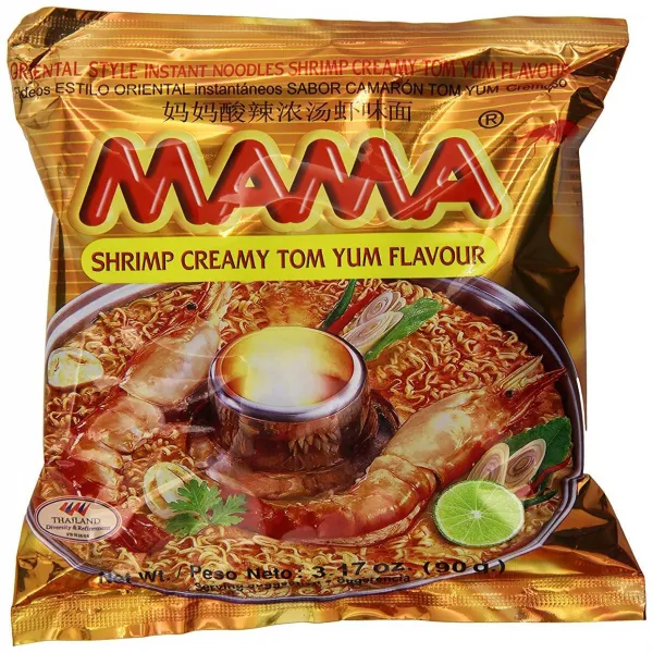 3.17 Ounce Mama Instant Noodle Creamy Tom Yum Spicy Flavor 3.17 Ounce (Pack of 20) 89.9g 마마 인스턴트, 1
