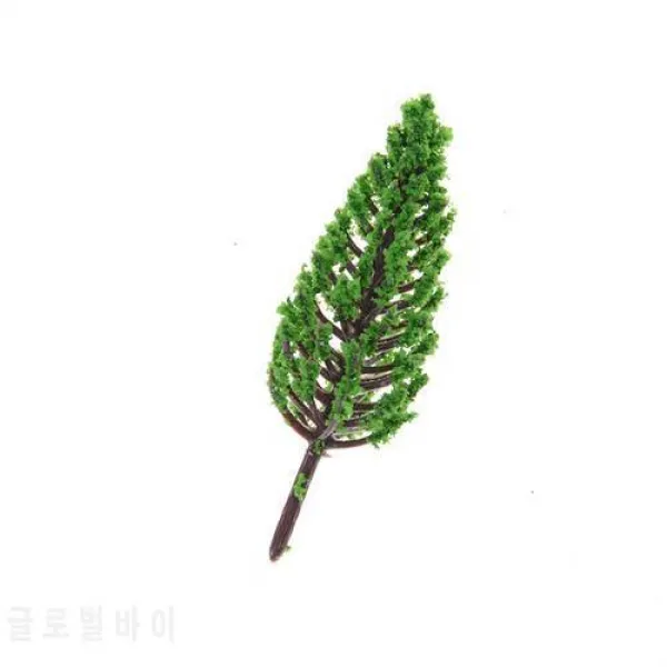 20pcs 65mm 뜨거운 모형 나무 기차 세트 플라스틱 트렁크 경치 가로장 집 공