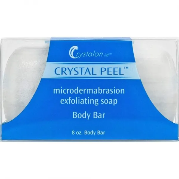 Crystal 미세 마멸 각질 제거 비누 바디 바 8온스 벗겨내기 Peel Microdermabrasion Exfoliating Soap Body Bar 8 Ounce, 단일상품